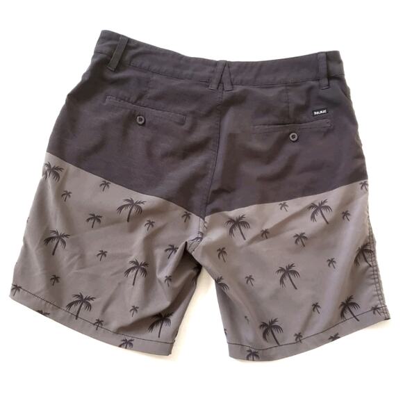 Molokai | Palm Print Color Block Board Surf Shorts - Picture 2 of 8